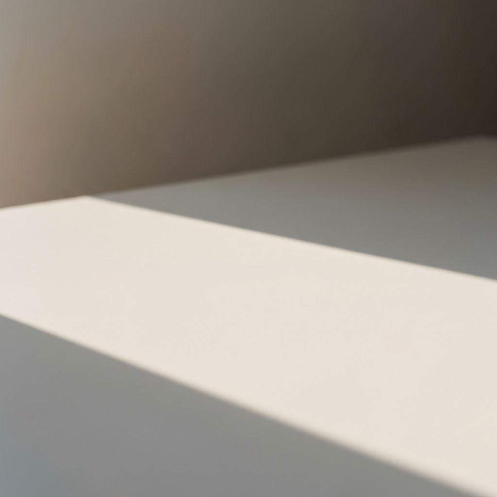 Minimalist blank surface